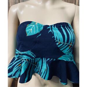 Call Me Eden Strapless Bandeau Top Sz M
